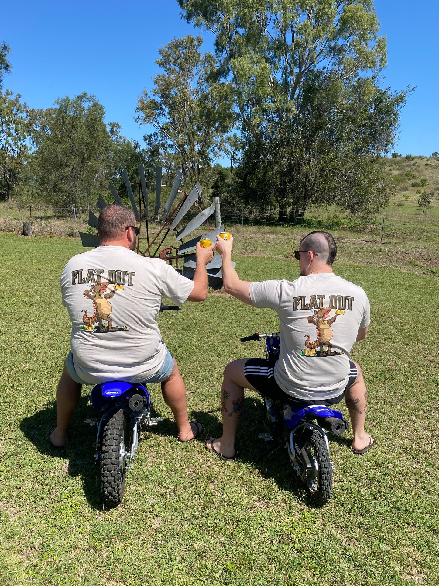 FLAT OUT Tee Adults